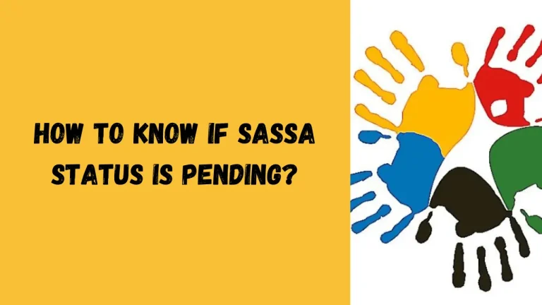 How to Know If SASSA Status Is Pending